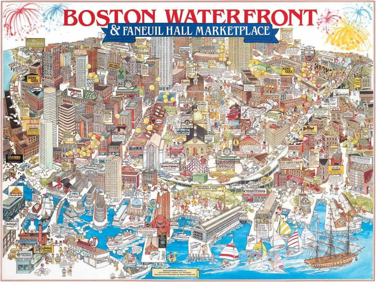 Boston, MA (07pz) - 1000 Piece Jigsaw Puzzle 3 Boston, MA (07pz) - 1000 Piece Jigsaw Puzzle