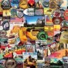 National Park Badges (1057pz) - 1000 Piece Jigsaw Puzzle 1 National Park Badges (1057pz) - 1000 Piece Jigsaw Puzzle -WHITE MOUNTAIN PUZZLES Sales 1057 national park badges 1200 rgb