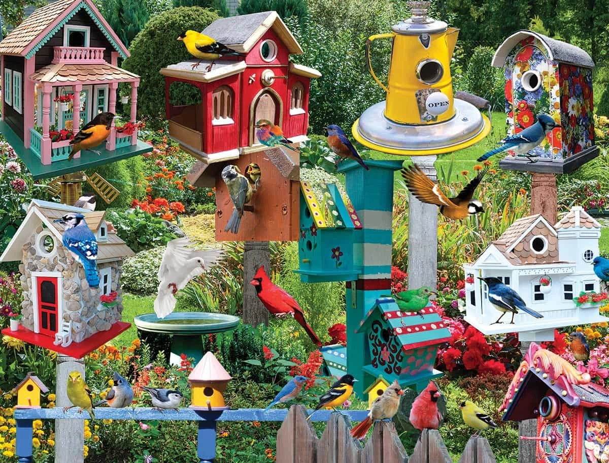 Birdhouse Village (1137pz) - 500 Pieces 3 Birdhouse Village (1137pz) - 500 Pieces