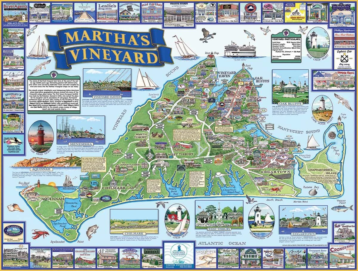 Martha's Vineyard (1181pz) - DISCONTINUED 3 Martha's Vineyard (1181pz) - DISCONTINUED