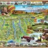 Finger Lakes (1182pz) - 1000 Piece Jigsaw Puzzle 1 Finger Lakes (1182pz) - 1000 Piece Jigsaw Puzzle -WHITE MOUNTAIN PUZZLES Sales 1182 finger lakes 1200
