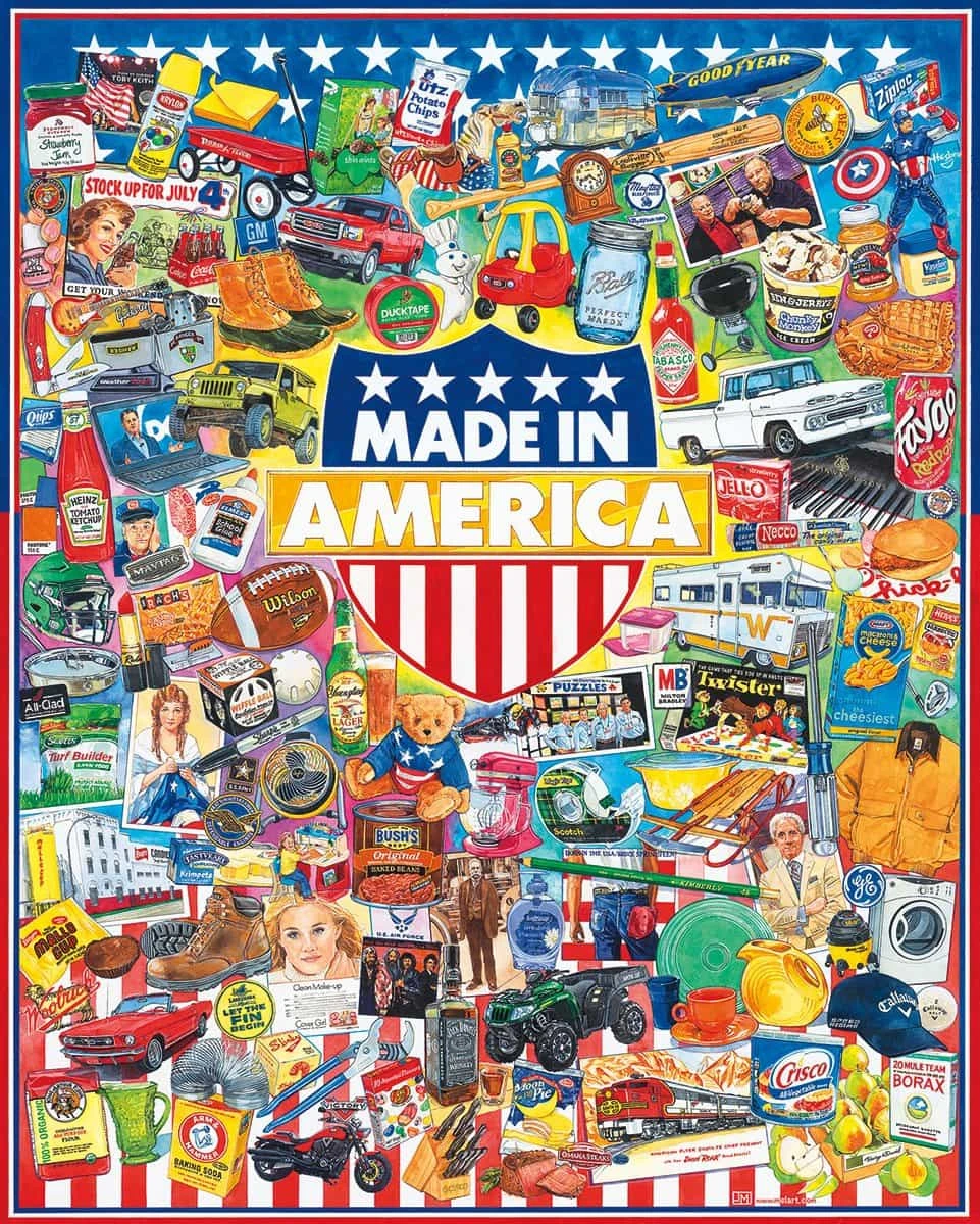 Made In America (1183pz) - 1000 Piece Jigsaw Puzzle 3 Made In America (1183pz) - 1000 Piece Jigsaw Puzzle