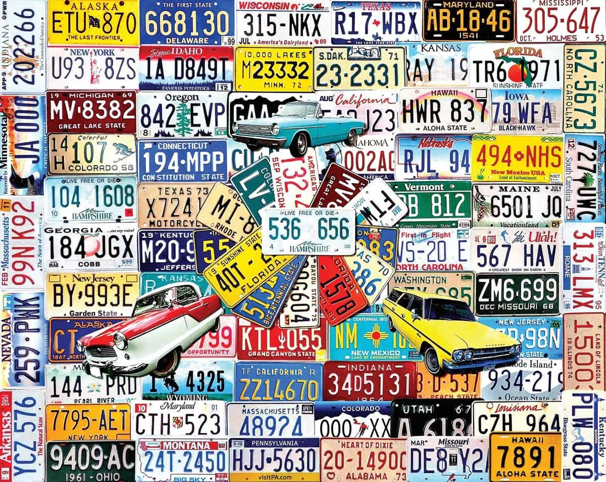 State Plates (1259pz) - 500 Pieces 3 State Plates (1259pz) - 500 Pieces