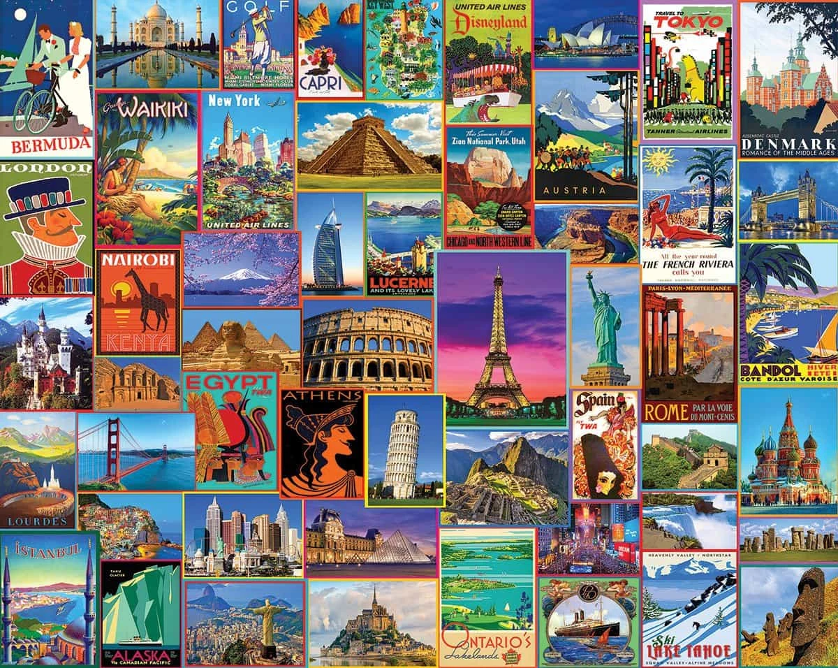 Best Places In The World (1272pz) - 1000 Piece Jigsaw Puzzle 3 Best Places In The World (1272pz) - 1000 Piece Jigsaw Puzzle