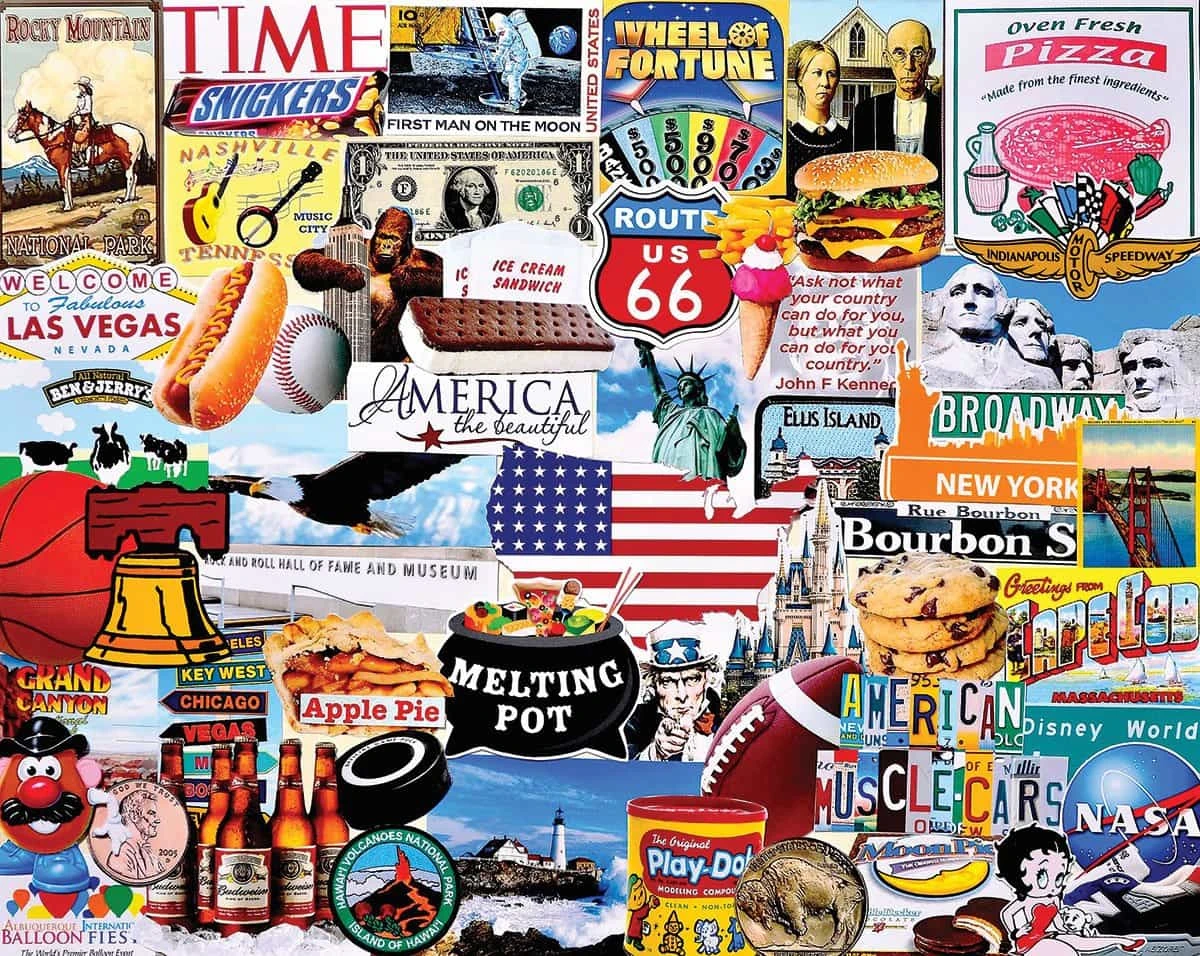 I Love America (1279pz) - 1000 Pieces 3 I Love America (1279pz) - 1000 Pieces