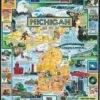 Best Of Michigan (127PZ) - 1000 Piece Jigsaw Puzzle 2 Best Of Michigan (127PZ) - 1000 Piece Jigsaw Puzzle -WHITE MOUNTAIN PUZZLES Sales 127 Michigan 4