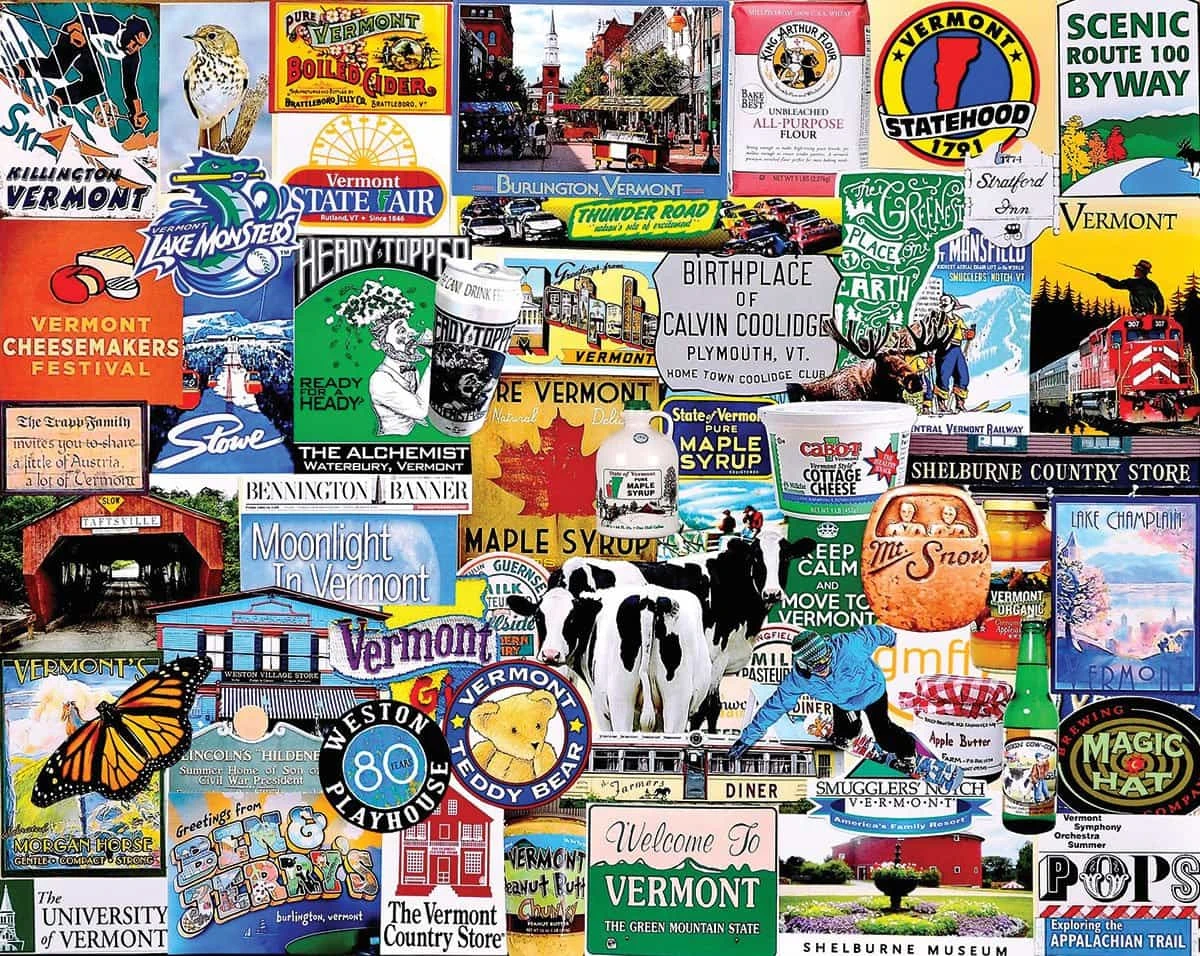 I Love Vermont (1294pz) - 1000 Piece Jigsaw Puzzle 3 I Love Vermont (1294pz) - 1000 Piece Jigsaw Puzzle