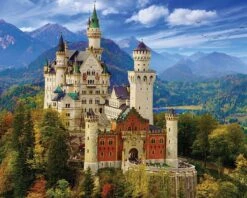 Neuschwanstein Castle (1335pz) - 1000 Piece Jigsaw Puzzle