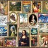Great Paintings (1345pz) - 1000 Piece Jigsaw Puzzle 1 Great Paintings (1345pz) - 1000 Piece Jigsaw Puzzle -WHITE MOUNTAIN PUZZLES Sales 1345 great paintings 1200