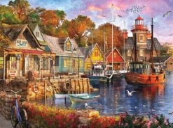 Harbor Evening (1418pz) - 1000 Piece Jigsaw Puzzle