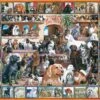 World Of Dogs (141pz) - 1000 Piece Jigsaw Puzzle 1 World Of Dogs (141pz) - 1000 Piece Jigsaw Puzzle -WHITE MOUNTAIN PUZZLES Sales 141 world dogs 1200
