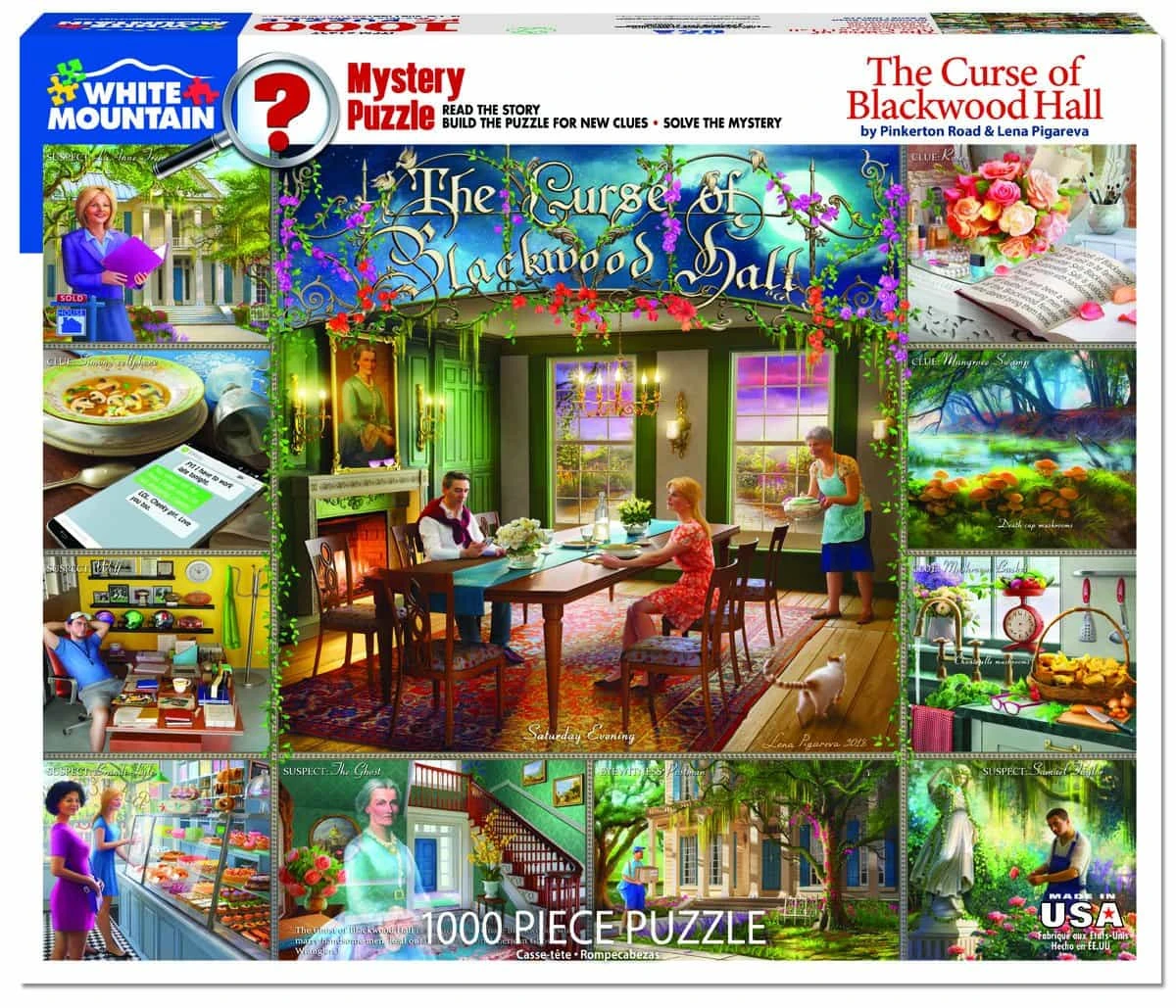 Curse Of Blackwood Hall (1437pz) - 1000 Piece Jigsaw Puzzle 3 Curse Of Blackwood Hall (1437pz) - 1000 Piece Jigsaw Puzzle