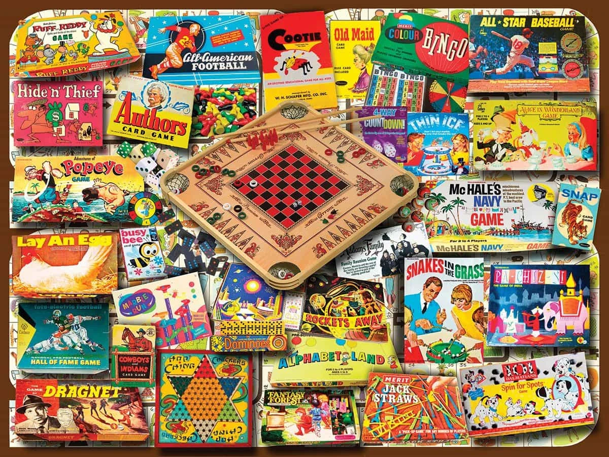 WHITE MOUNTAIN PUZZLES Sales 25 WHITE MOUNTAIN PUZZLES Sales -WHITE MOUNTAIN PUZZLES Sales 1438 classic games 1200