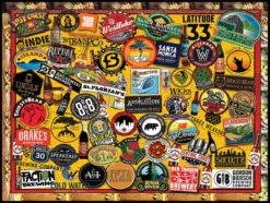 California Craft Beer (1454pz) - 1000 Piece Jigsaw Puzzle