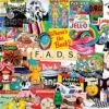 Fads (1459pz) - 1000 Piece Jigsaw Puzzle 2 Fads (1459pz) - 1000 Piece Jigsaw Puzzle -WHITE MOUNTAIN PUZZLES Sales 1459 fads 1200