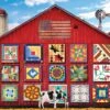 Barn Quilts (1470pz) - 1000 Pieces 1 Barn Quilts (1470pz) - 1000 Pieces -WHITE MOUNTAIN PUZZLES Sales 1470 barn quilts 1200