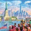 Statue Of Liberty (1483pz) - 1000 Piece Jigsaw Puzzle 2 Statue Of Liberty (1483pz) - 1000 Piece Jigsaw Puzzle -WHITE MOUNTAIN PUZZLES Sales 1483 statue of liberty 1200