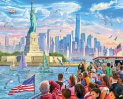 Statue Of Liberty (1483pz) - 1000 Piece Jigsaw Puzzle
