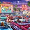 Drive-In Movie (1495pz) - 1000 Pieces 2 Drive-In Movie (1495pz) - 1000 Pieces -WHITE MOUNTAIN PUZZLES Sales 1495 drive in movies 1200