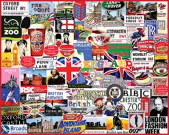 I Love England (1773pz) - 1000 Piece Jigsaw Puzzle