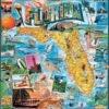 Florida (233pz) - 1000 Piece Jigsaw Puzzle 2 Florida (233pz) - 1000 Piece Jigsaw Puzzle -WHITE MOUNTAIN PUZZLES Sales 233 Florida