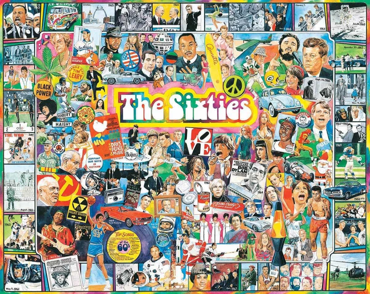 The Sixties (305pz) - 1000 Piece Jigsaw Puzzle 3 The Sixties (305pz) - 1000 Piece Jigsaw Puzzle