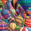 Hot Air Balloons (331pz) - 1000 Piece Jigsaw Puzzle 1 Hot Air Balloons (331pz) - 1000 Piece Jigsaw Puzzle -WHITE MOUNTAIN PUZZLES Sales 331 hot air balloons 4