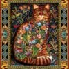 Tapestry Cat (402pz) - 1000 Pieces 1 Tapestry Cat (402pz) - 1000 Pieces -WHITE MOUNTAIN PUZZLES Sales 402 Tapestry Cat 4