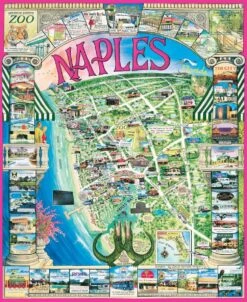 Naples, FL (50pz) - 1000 Piece Jigsaw Puzzle