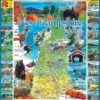 Best Of New Hampshire (54pz) - 1000 Piece Jigsaw Puzzle 1 Best Of New Hampshire (54pz) - 1000 Piece Jigsaw Puzzle -WHITE MOUNTAIN PUZZLES Sales 54 best of nh 1200