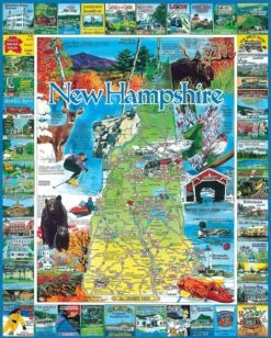 Best Of New Hampshire (54pz) - 1000 Piece Jigsaw Puzzle
