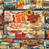 Route 66 (747pz) - 1000 Piece Jigsaw Puzzle 2 Route 66 (747pz) - 1000 Piece Jigsaw Puzzle -WHITE MOUNTAIN PUZZLES Sales 747 Route 66 4