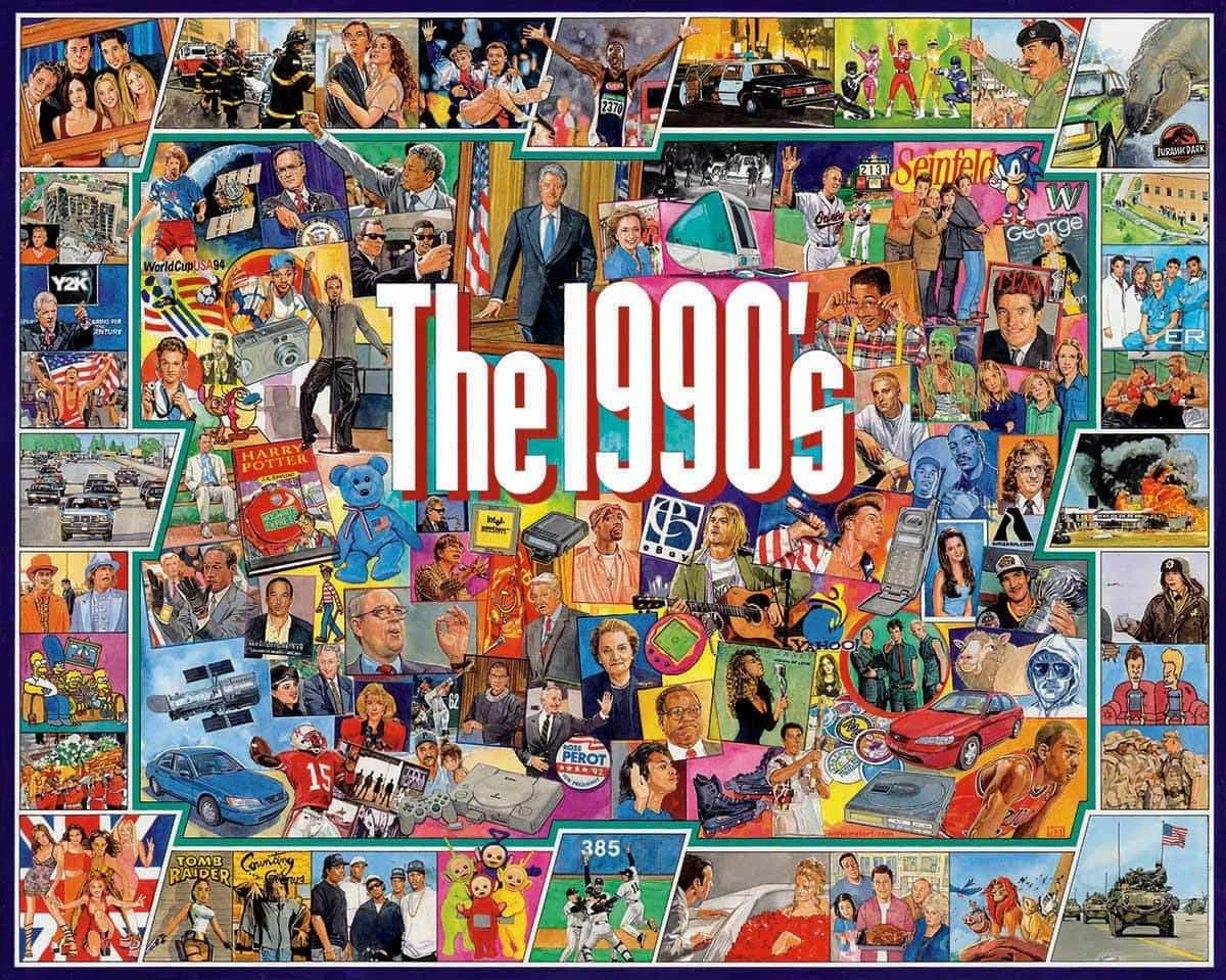 The Nineties (959pz) - 1000 Piece Jigsaw Puzzle 3 The Nineties (959pz) - 1000 Piece Jigsaw Puzzle