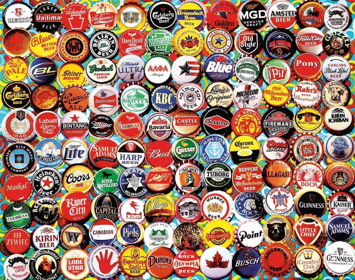 Beer Bottle Caps (995pz) - 500 Pieces 3 Beer Bottle Caps (995pz) - 500 Pieces