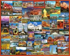 Best Places In America (1119pz) - 1000 Piece Jigsaw Puzzle