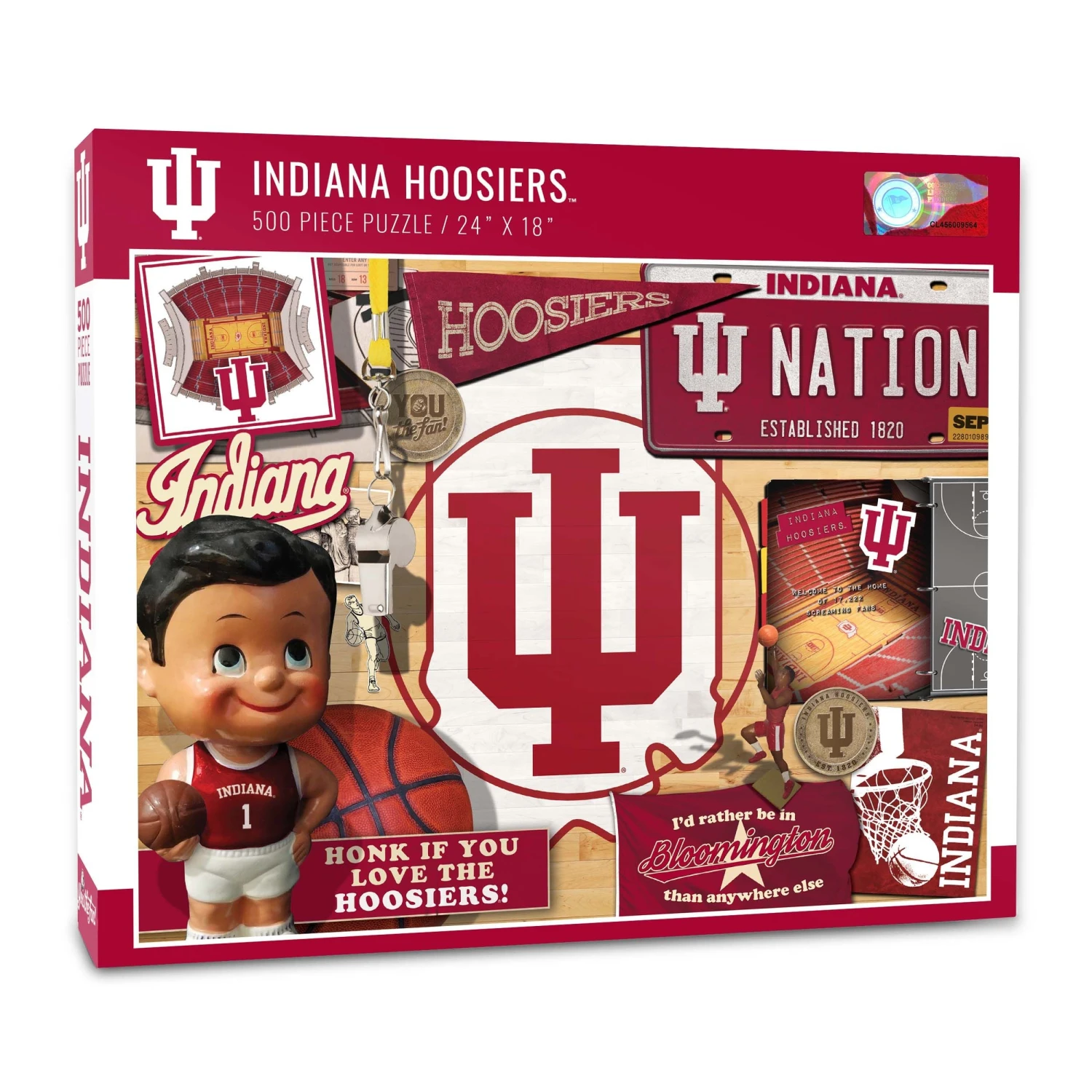 Indiana Hoosiers (950288) - 500 Pieces 4 Indiana Hoosiers (950288) - 500 Pieces - Image 2