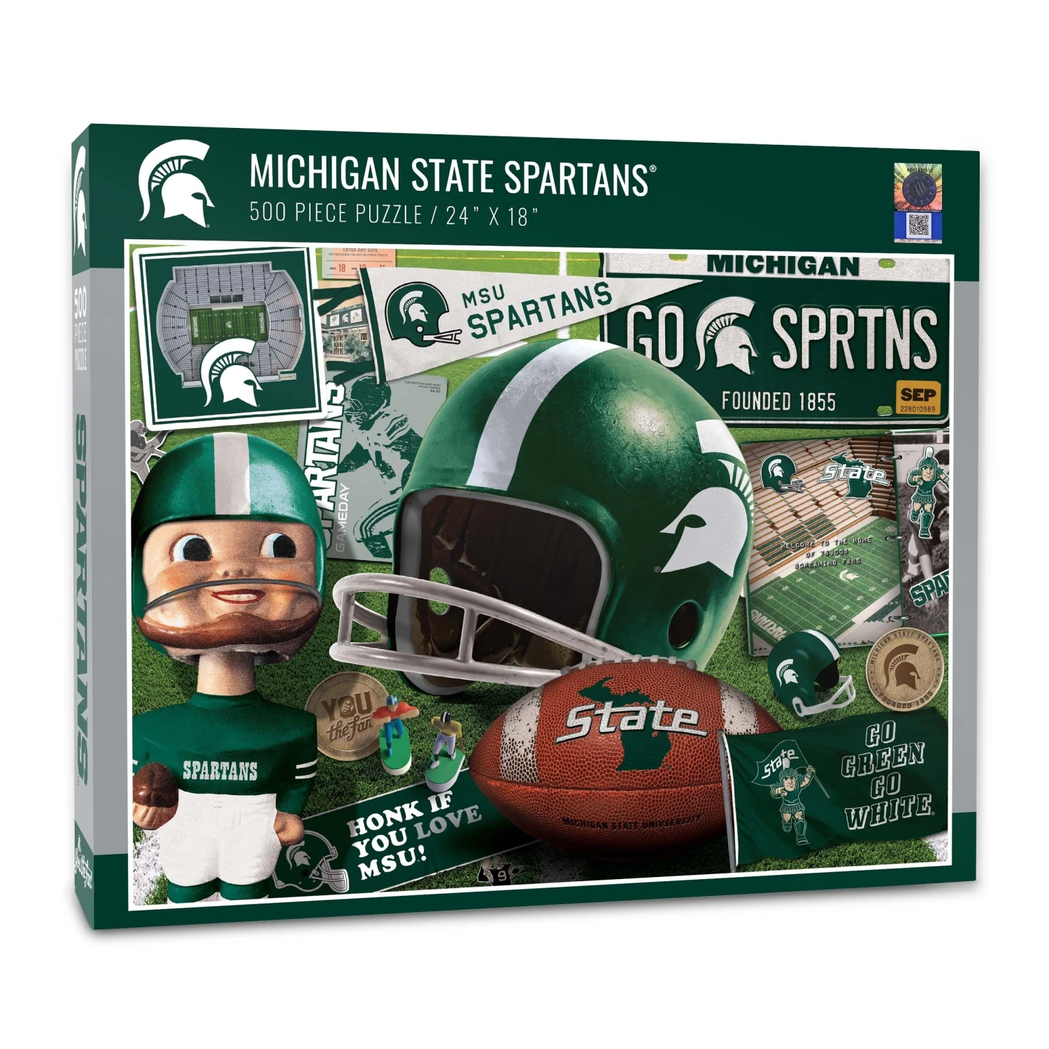 Michigan State Spartans (950080) - 500 Pieces 4 Michigan State Spartans (950080) - 500 Pieces - Image 2