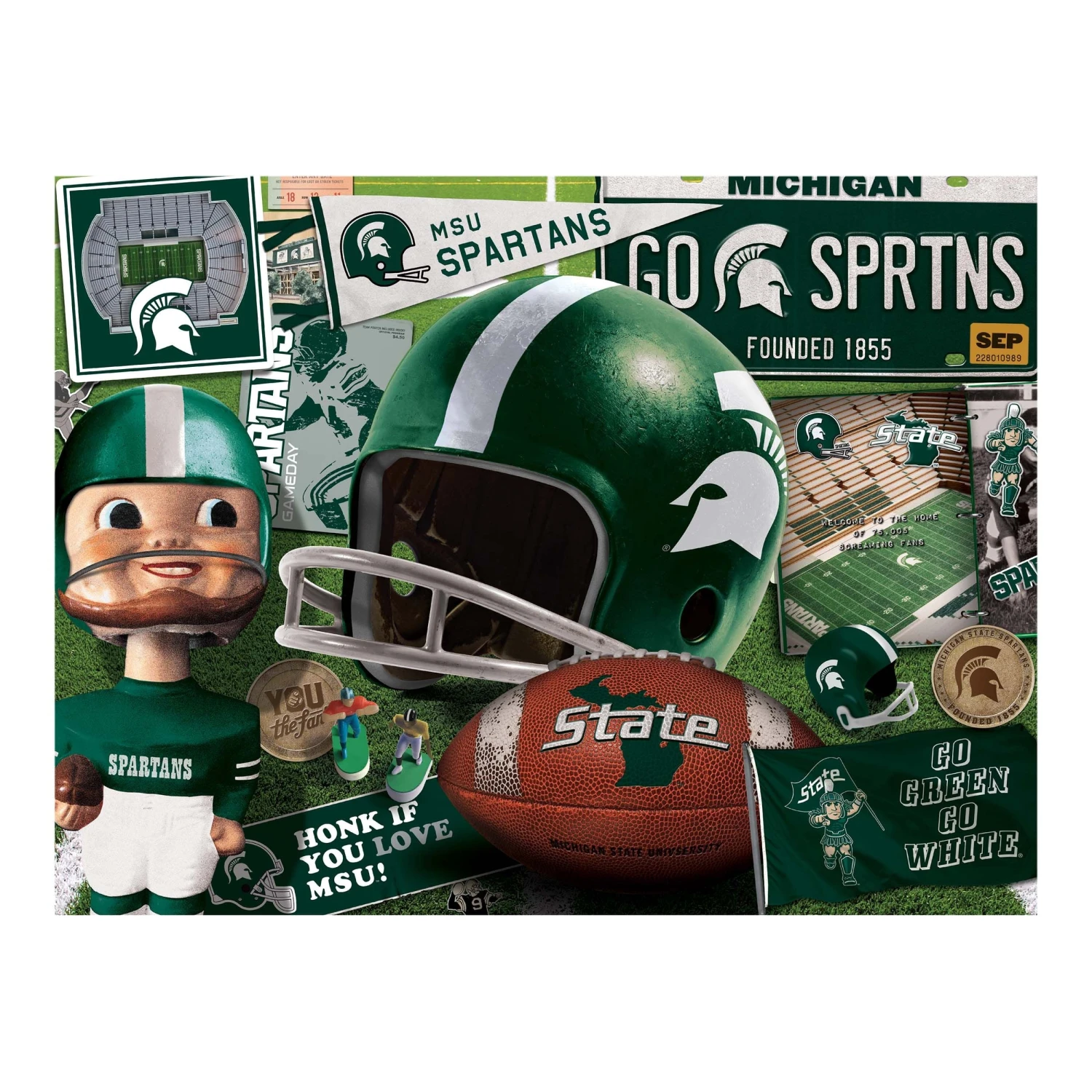 Michigan State Spartans (950080) - 500 Pieces 3 Michigan State Spartans (950080) - 500 Pieces