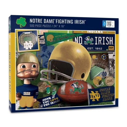 Notre Dame Fighting Irish (950455) - 500 Pieces 8 Notre Dame Fighting Irish (950455) - 500 Pieces -WHITE MOUNTAIN PUZZLES Sales NDpic1