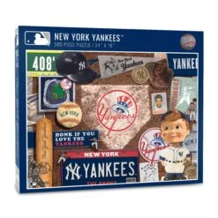 NY Yankees - Retro (951148) - 500 Pieces 5 NY Yankees - Retro (951148) - 500 Pieces -WHITE MOUNTAIN PUZZLES Sales NYYankeesRetro3