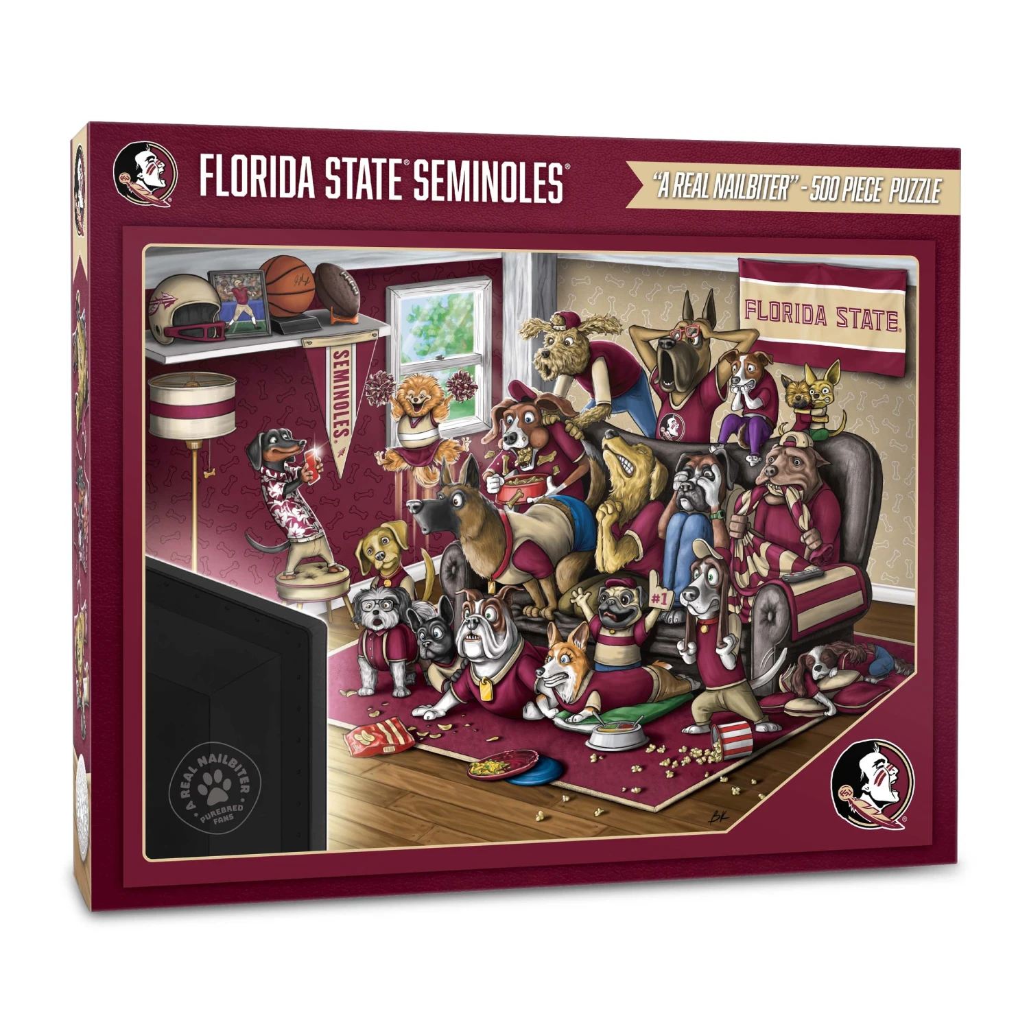 Florida State Seminoles Purebred (2502878) - 500 Piece Jigsaw Puzzle 3 Florida State Seminoles Purebred (2502878) - 500 Piece Jigsaw Puzzle