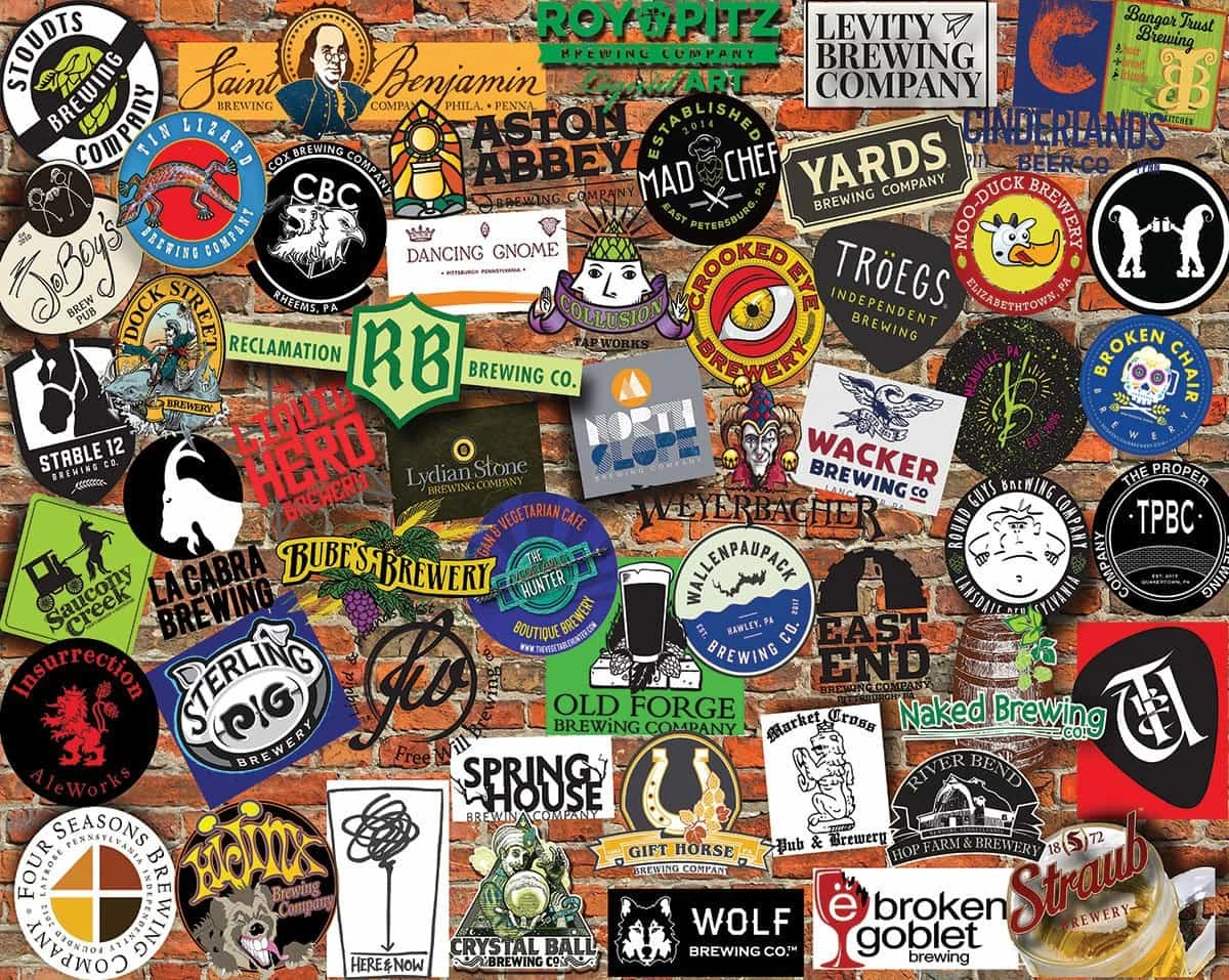 Pennsylvania Craft Beer (1395pz) - 1000 Piece Jigsaw Puzzle 3 Pennsylvania Craft Beer (1395pz) - 1000 Piece Jigsaw Puzzle