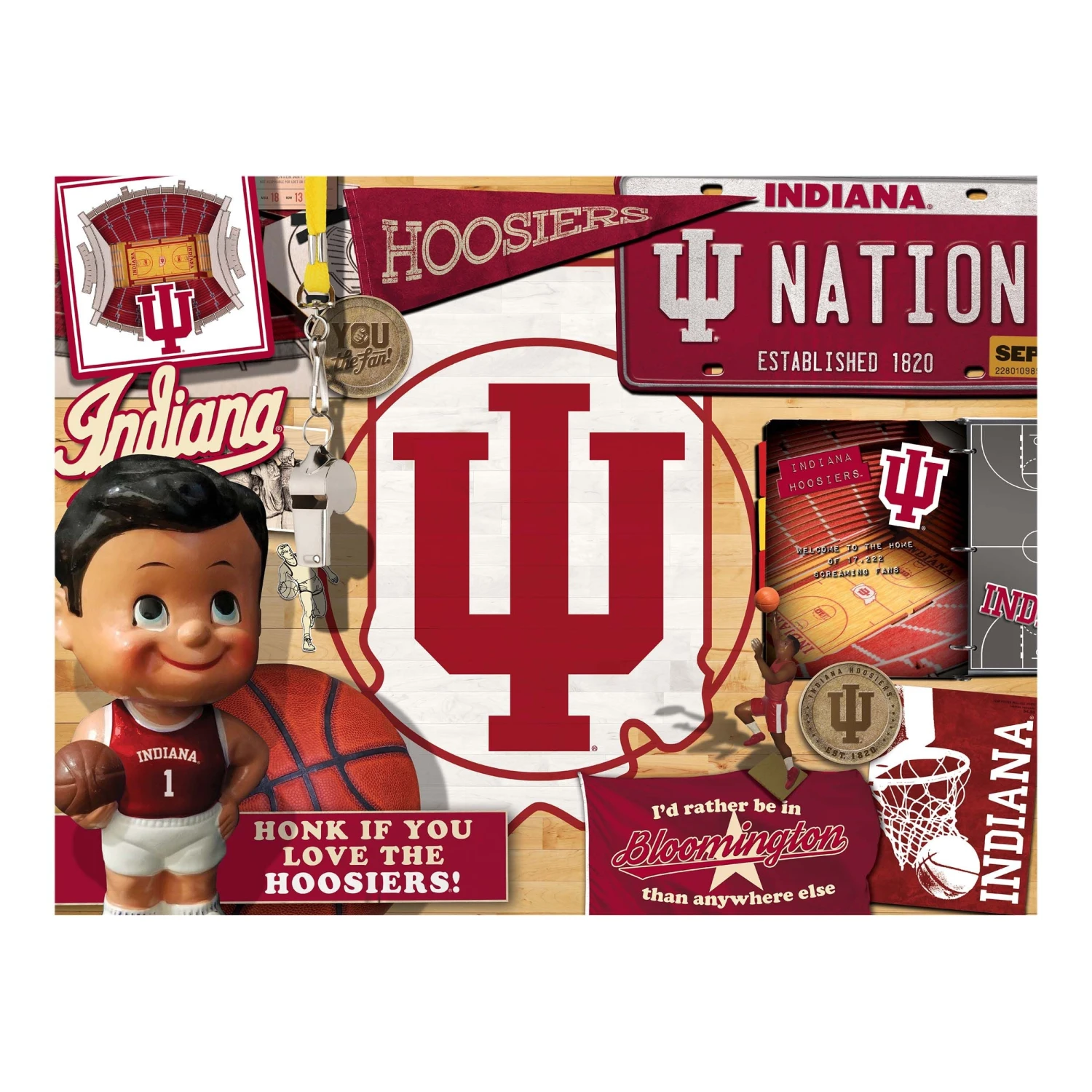 Indiana Hoosiers (950288) - 500 Pieces 3 Indiana Hoosiers (950288) - 500 Pieces